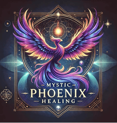Mystic Phoenix Healing design by Heaven’s Whisper Graphic Design