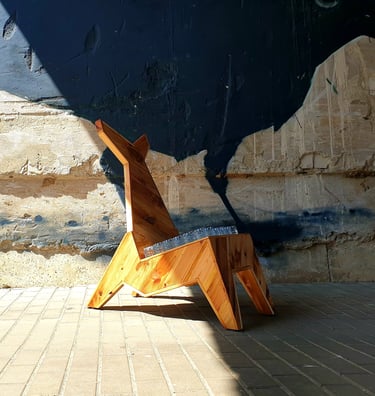MODERN WOODEN OUTDOOR DESIGNER CHAIR BY WWW.EGLEDESIGN.NET EGLE ALEJEVAITE