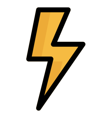 Lightning bold illustration