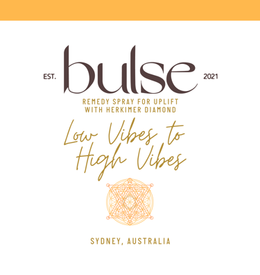 Low Vibes to High Vibes - deeply ground - and elevate, with added playfulness