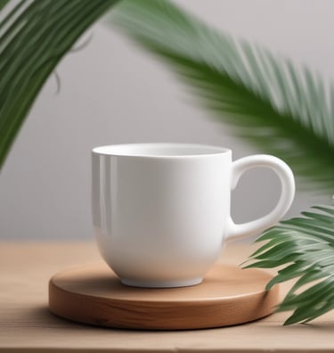 A market stall displays various handmade crafts, including woven baskets, intricate macramé wall hangings, and embroidered hats. The setting is rustic, with wooden beams and ambient lighting, creating a cozy and artisanal atmosphere.