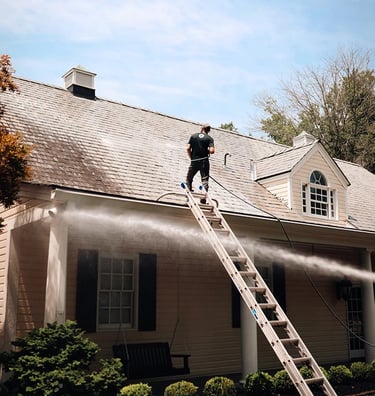 Roof washing services in Allentown, PA
