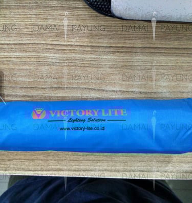 Payung promosi polos sarung lipat victory lite