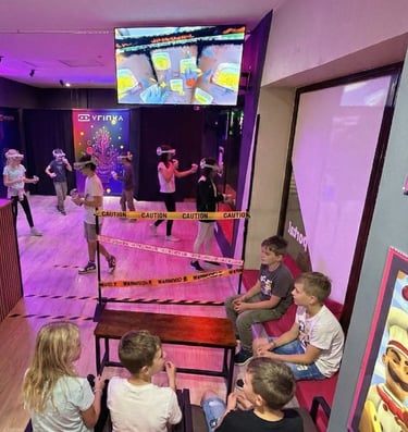 pantalla espectador en zona vr