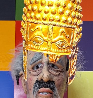 Henk Tieten met gouden kroon