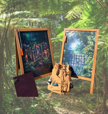 Jeu de piste transportable énigmes explorateur