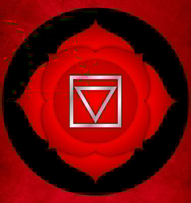Base chakra, red chakra