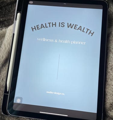 health and wellness planner