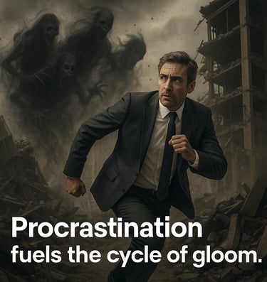Secret Addiction Man Facing Demons
