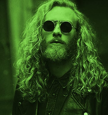 Bearded Crocodile Beard Company man green
