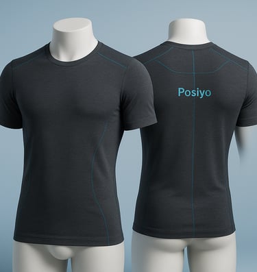 posiyo undershirt with somatic intent skin technology