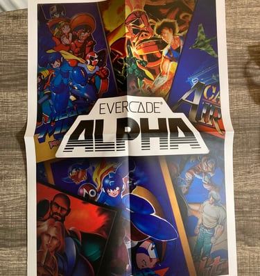 Evercade Alpha Poster