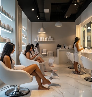 nails, bar, salon, service, manicure