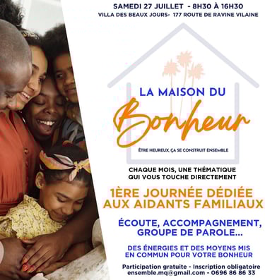 Conférence sur les aidants familiaux de La Tutelle Autrement à La Maison du Bonheur
