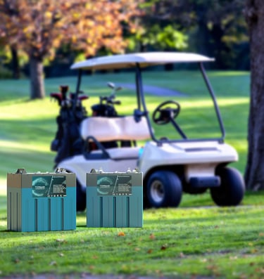 golf cart batteries 51.2V 30Ah