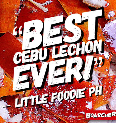 best cebu lechon ever review of boarcher cebu lechon house with lechon skin background
