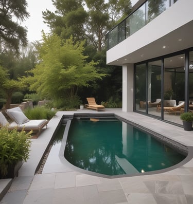 Charming outdoor terrace bathed in gentle sunlight, perfect for relaxing stays.