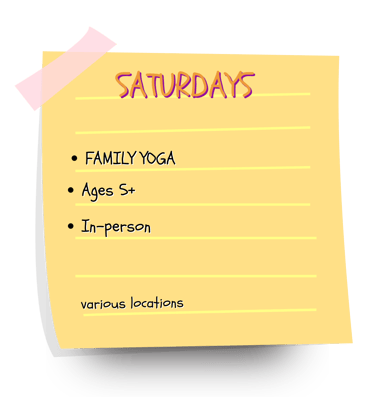Family yoga on Saturdays in Lisbon, Oeiras and Cascais.