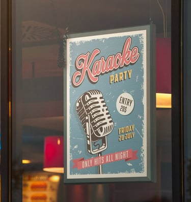 Affiches publicitaires pour extérieur