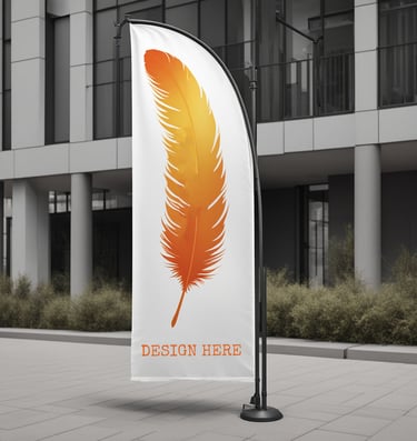 Drapeaux publicitaires