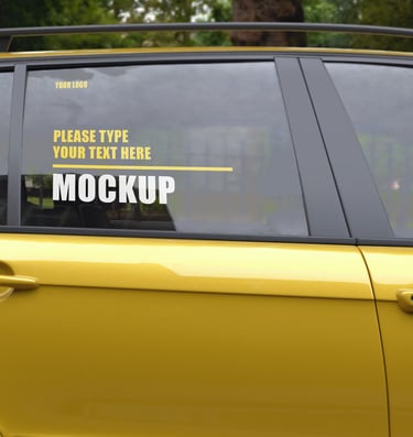 Autocollant pour vitre de voiture