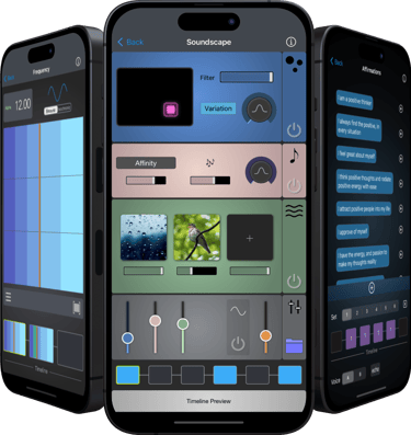 App on iPhone in 3d