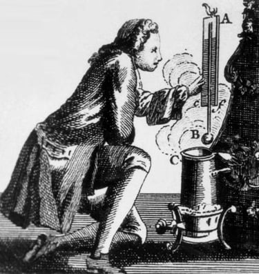 Daniel Gabriel Fahrenheit, early eighteenth century. 