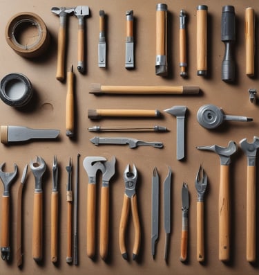 outils utilisés pour la rénovation de salles de bain