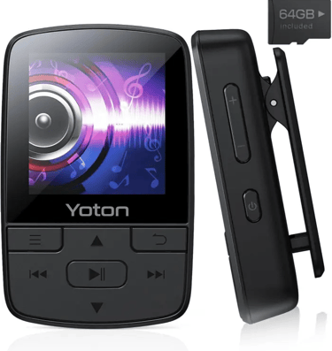 YOTON Reproductor MP3 de 64 GB con Bluetooth 5.2