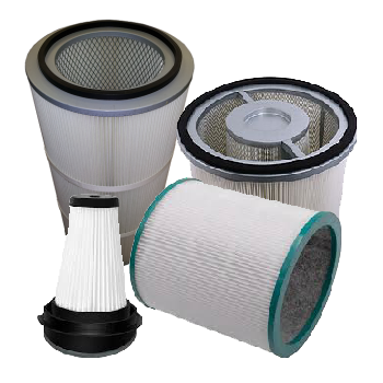 vacuum filter dust collector cartridge filters