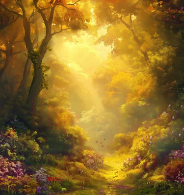 forest magical faerie fairy enchant magic charm bard singer entertainer entertainment wild free joy