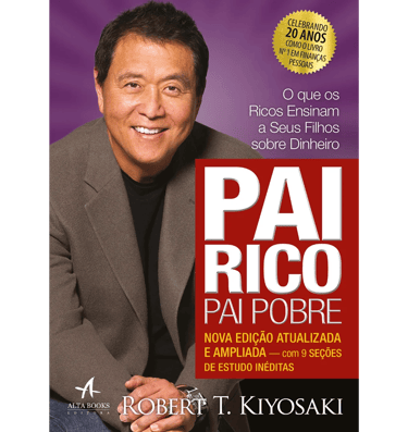 Imagem capa do livro Pai Rico Pai Pobre