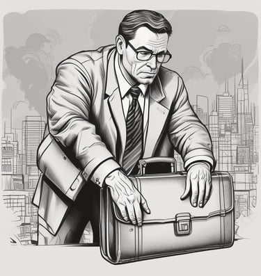 une photo d'un fraudeur en entreprise.