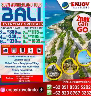 tour bali, tour lombok, tour manado, tour medan, tour indonesia