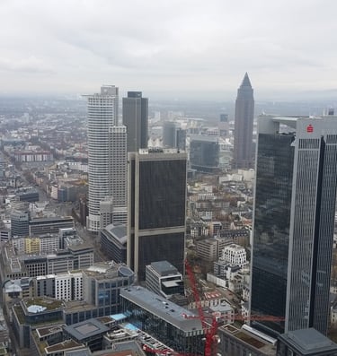 View from main tower Frankfurt