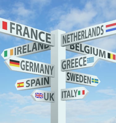 SWB Global Academy Nurturing Curious Minds Individualized Learning | Country Road Sign Graphic