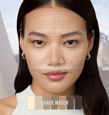 a woman with a face mask and a face mask