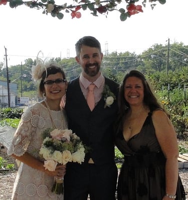 Spellbound Ceremonies retro coop farm wedding