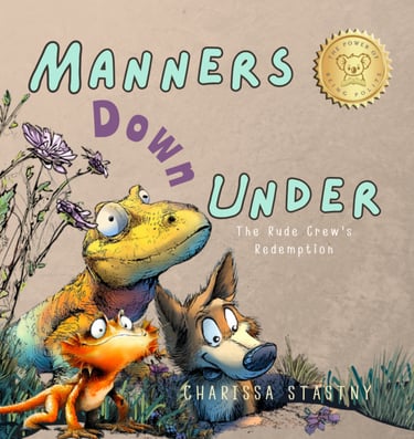 book cover - Manners Down Under by Charissa Stastny