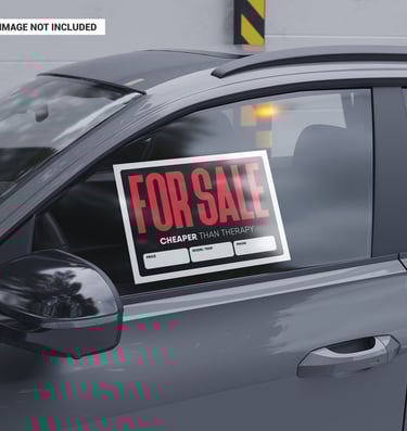 Plaques aimantées pour voiture