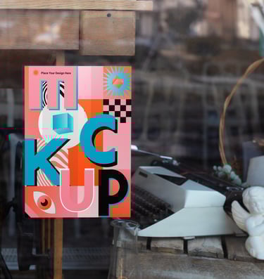 Autocollants pour vitrine