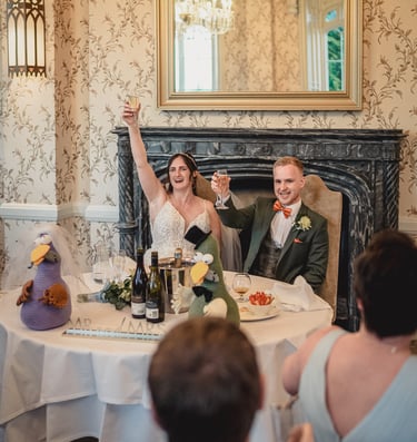 Photographer preparing camera before ceremony in Leeds – wedding photography and film by The Wedding