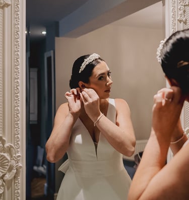 Bridal party laughing during morning preparations – documentary wedding photography UK by The Weddin