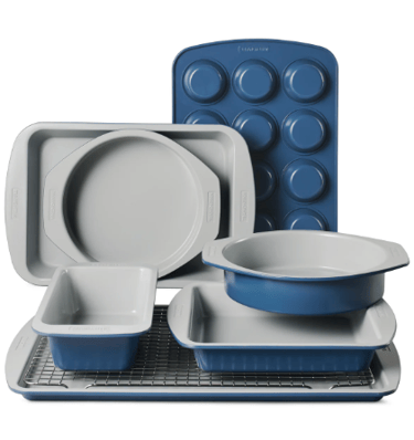 Tramontina Rise Ceramic Bakeware with PFAS-free nonstick coating, non-toxic ceramic bakeware