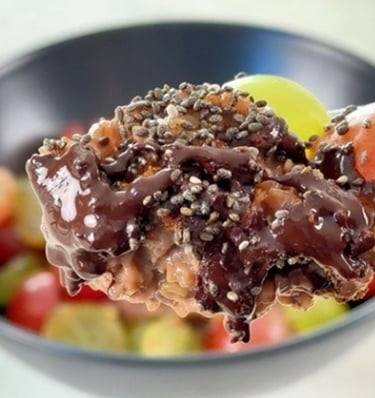 How to make chocolate porridge breakfast