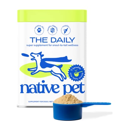 Native Pet The Daily dog supplement powder for joint, gut, and skin health 