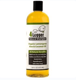 4-Legger USDA Organic Dog Shampoo non-toxic sulfate-free natural pet wash.