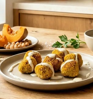 Vegan recipe for veggie balls