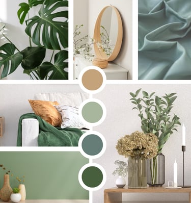 Moodboard harmonie colorée