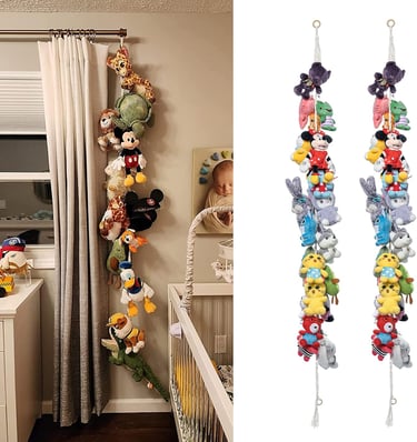 Hanging Clips Plush Organizer